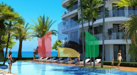 Двухкомнатная квартира 60 м2 в роскошном комплексе на берегу моря Двухкомнатная квартира 60 м2 в роскошном комплексе на берегу моря