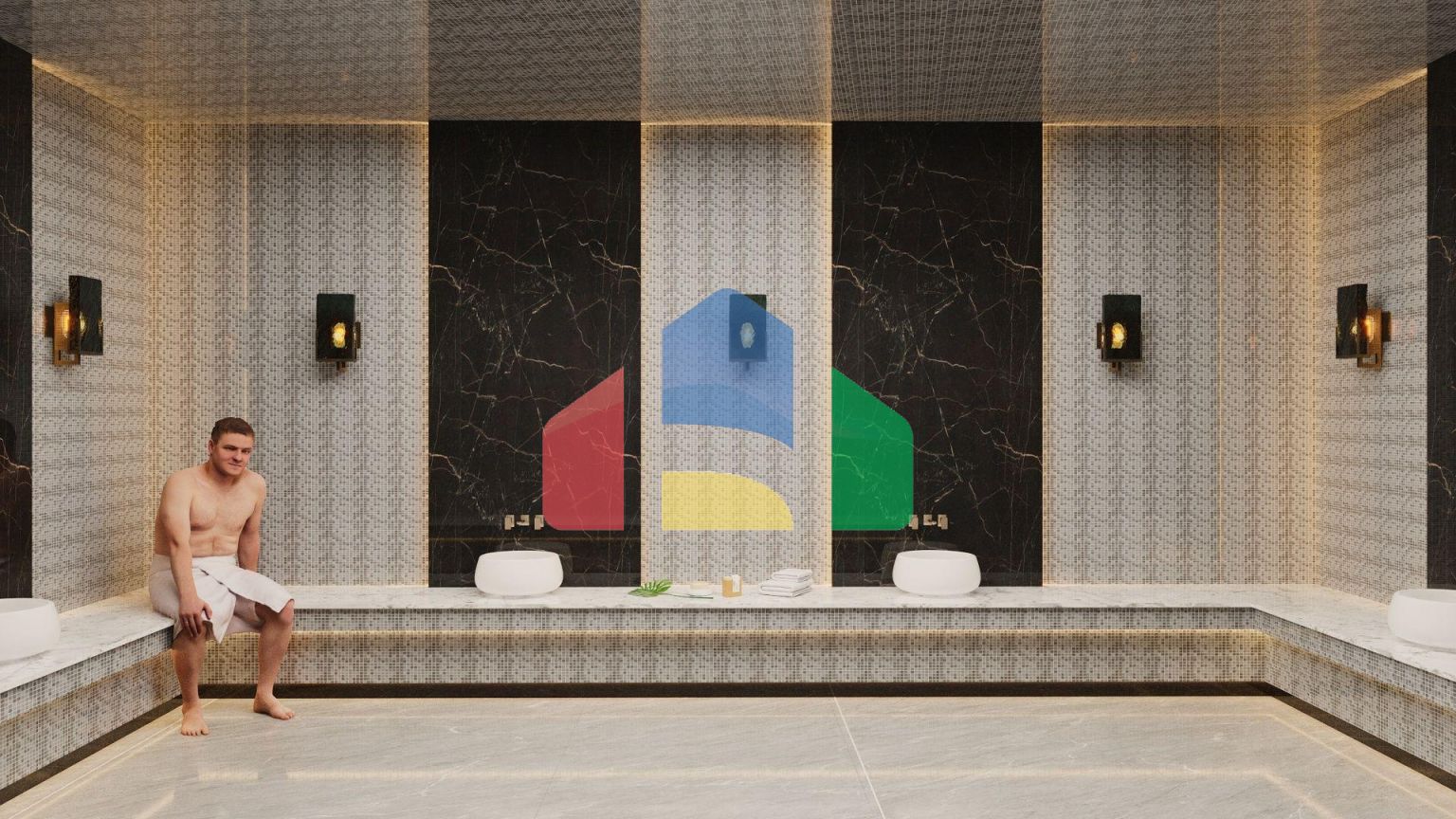 Двухкомнатная квартира 60 м2 в роскошном комплексе на берегу моря