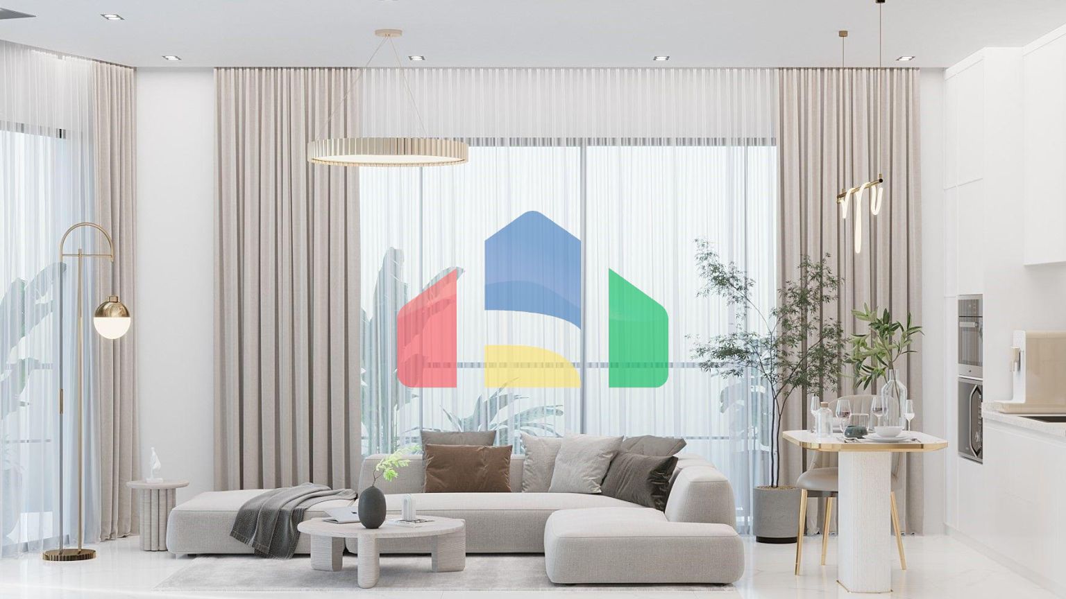 Двухкомнатная квартира 60 м2 в роскошном комплексе на берегу моря