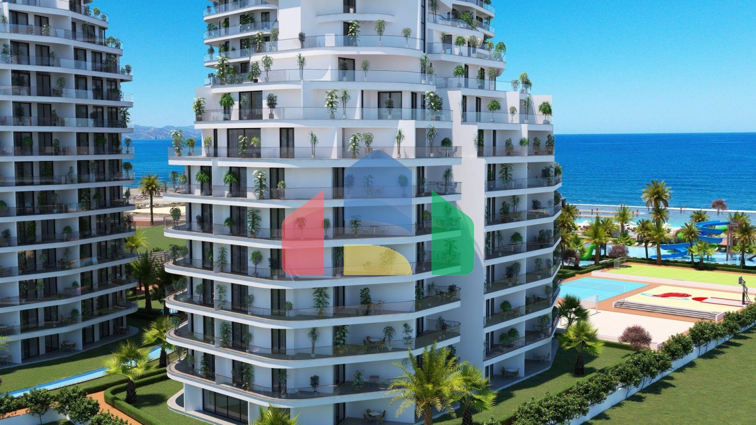 Квартира 2+1 (228м2) в красивом комплексе в Газиверене