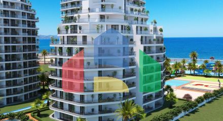 Квартира 2+1 (228м2) в красивом комплексе в Газиверене