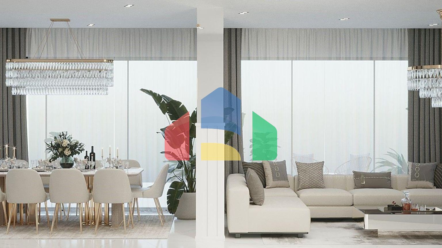 Квартира 2+1 (228м2) в красивом комплексе в Газиверене