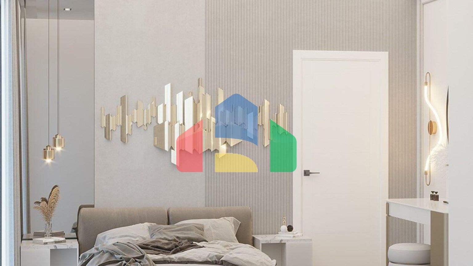 Квартира 2+1 (228м2) в красивом комплексе в Газиверене