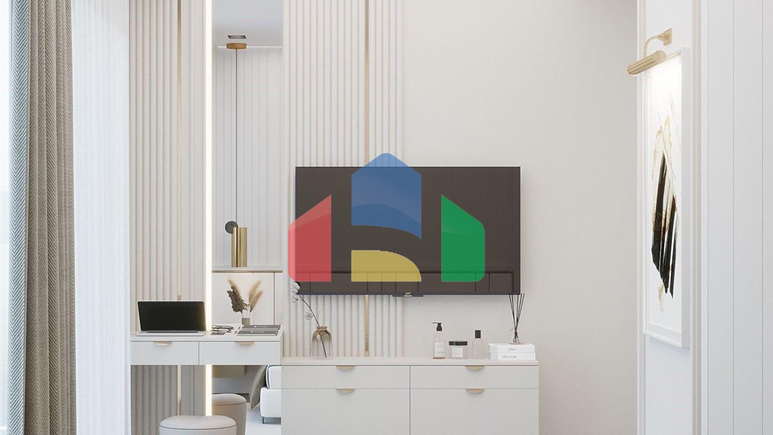 Квартира 2+1 (228м2) в красивом комплексе в Газиверене