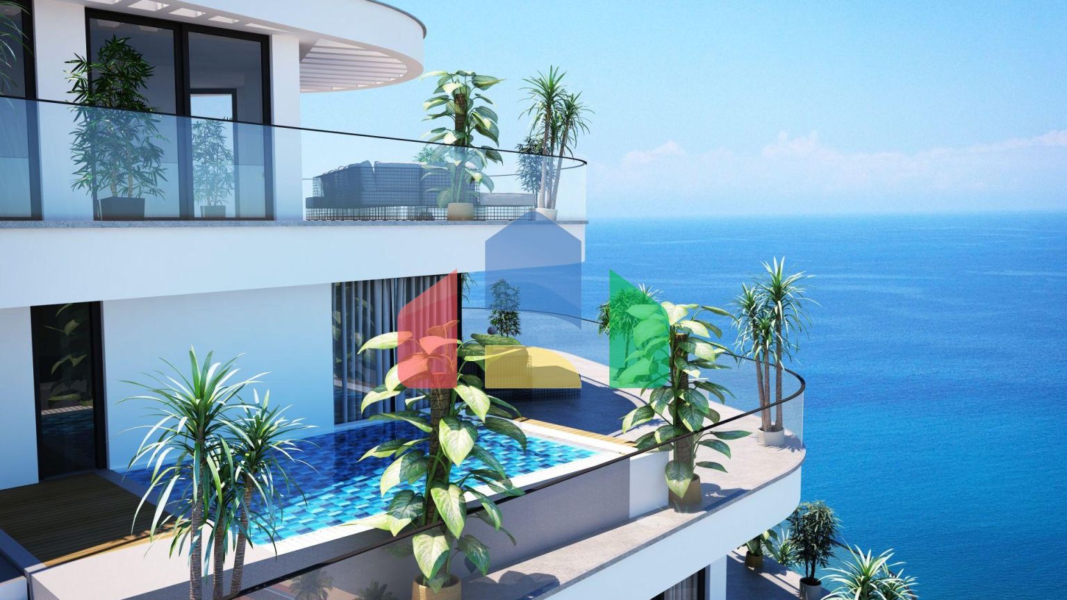 Квартира 2+1 (228м2) в красивом комплексе в Газиверене