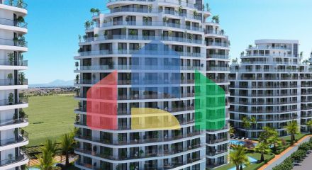 Квартира 2+1 (228м2) в красивом комплексе в Газиверене