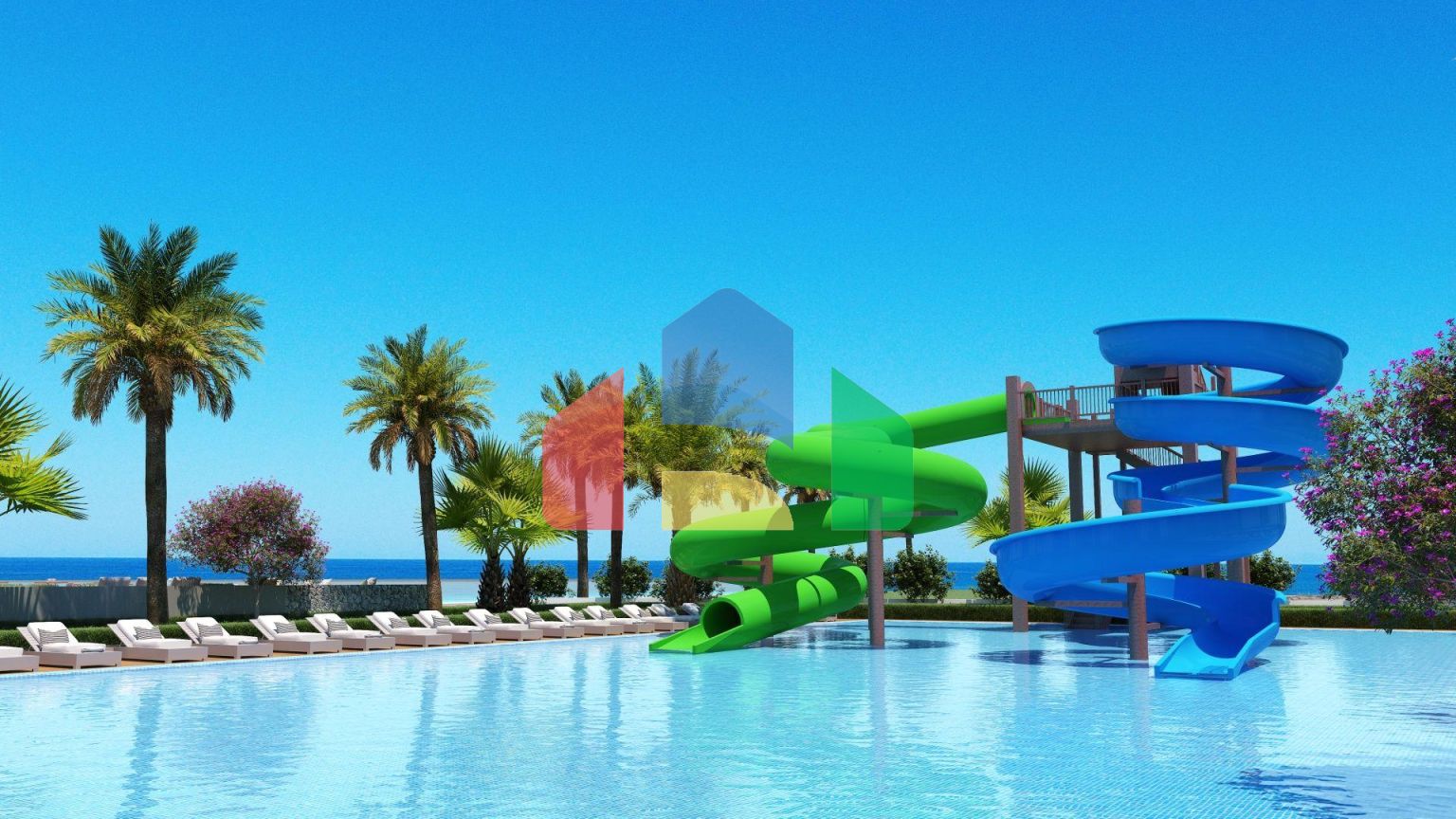 Квартира 2+1 (228м2) в красивом комплексе в Газиверене