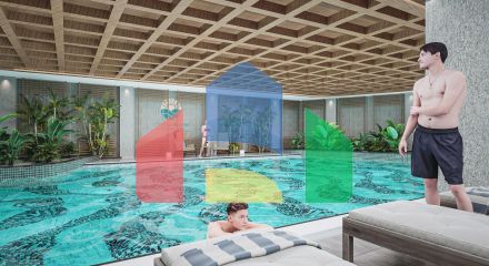 Квартира 2+1 (228м2) в красивом комплексе в Газиверене