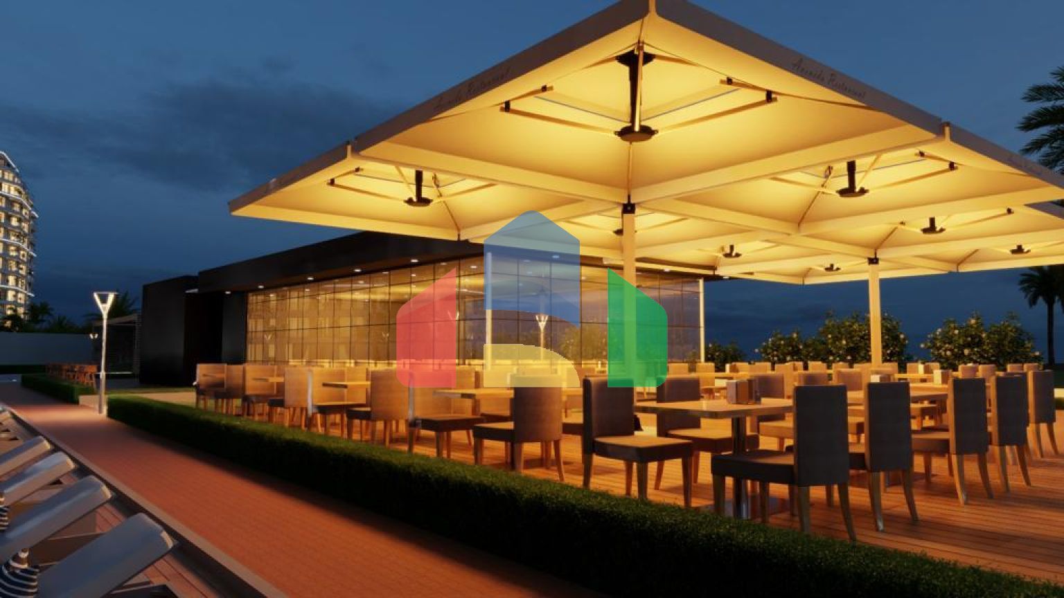 Квартира 2+1 (228м2) в красивом комплексе в Газиверене