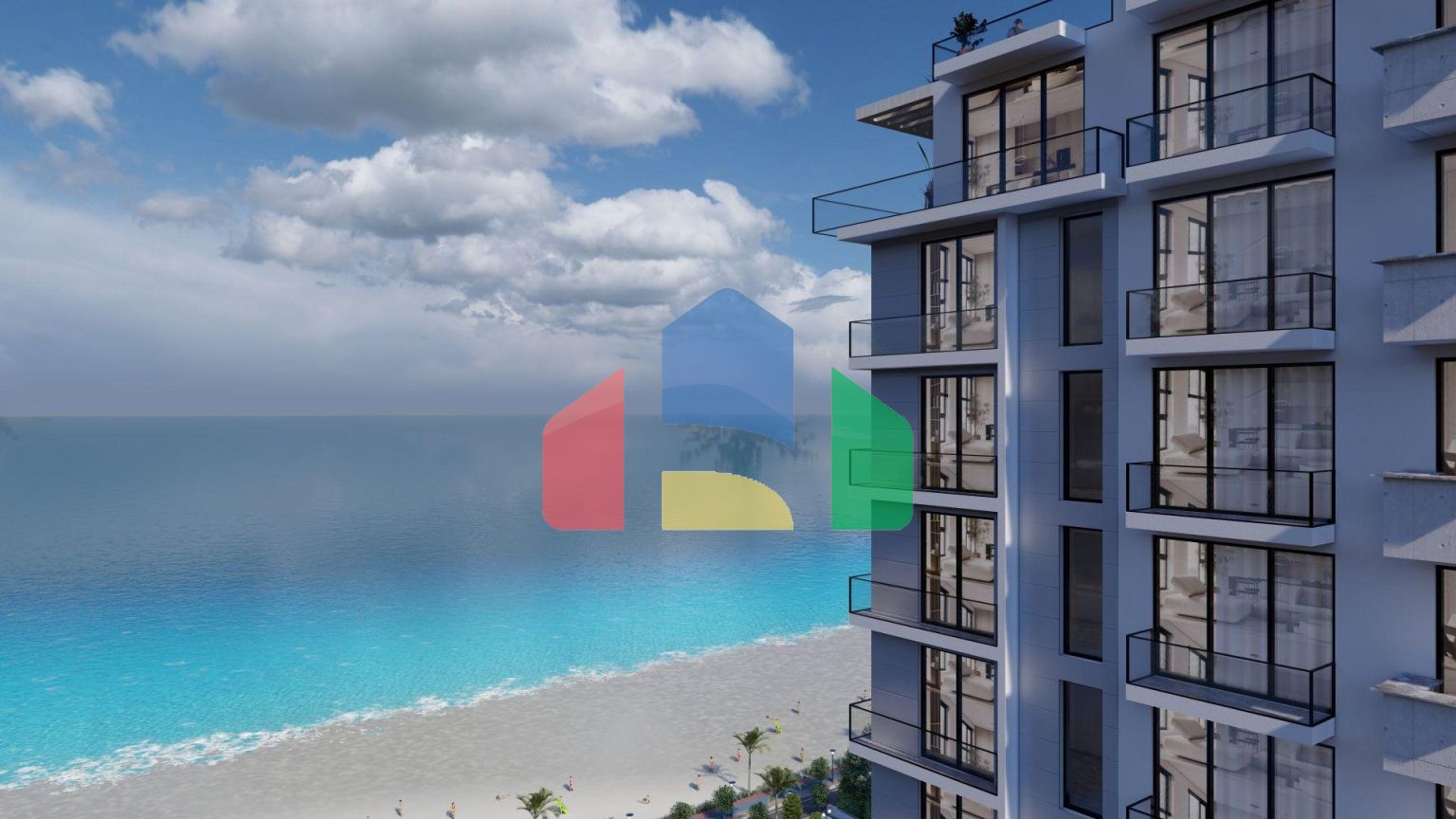 Студия 50 м2 с видом на море в масштабном курортном комплексе в Газиверене