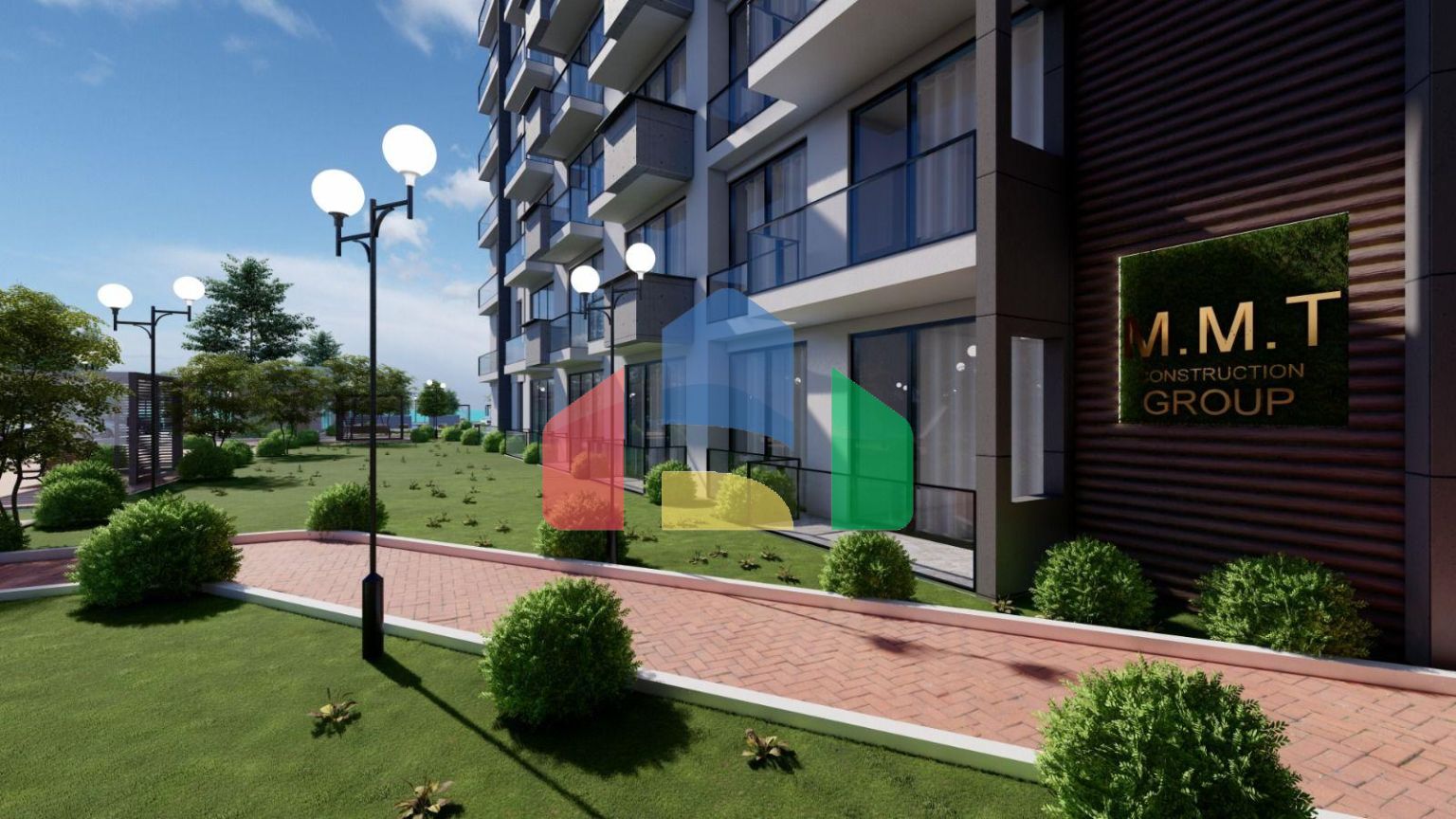 Студия 50 м2 с видом на море в масштабном курортном комплексе в Газиверене