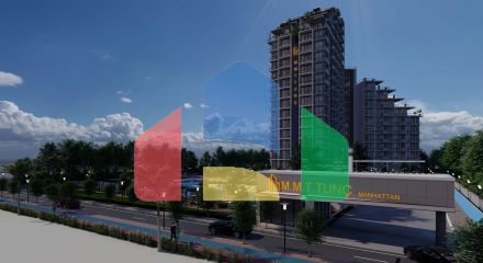 Студия 50 м2 с видом на море в масштабном курортном комплексе в Газиверене