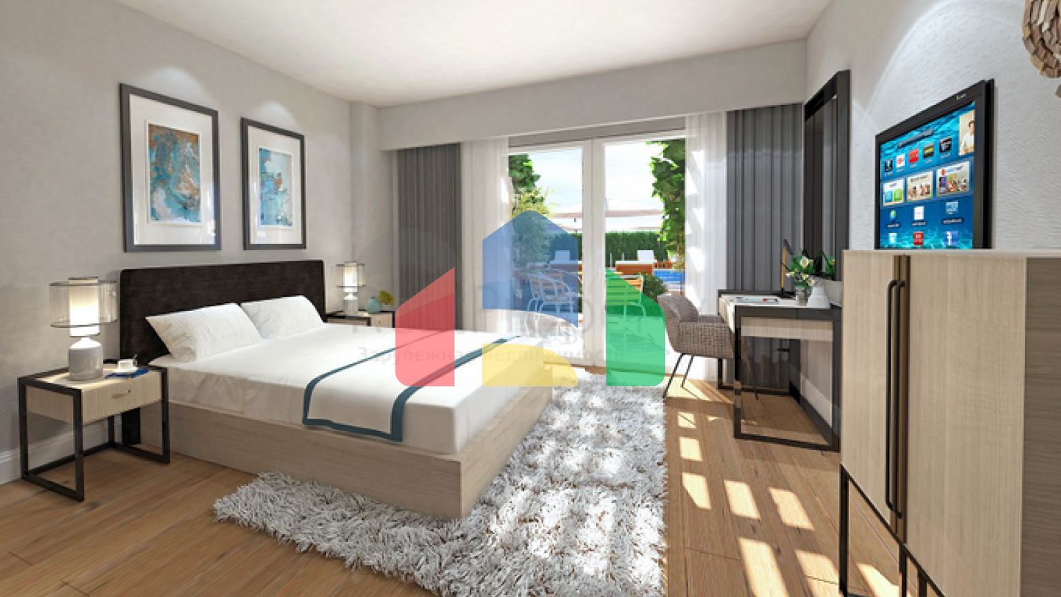 Элитный проект в Ларе Анталья в 400 м от песчаных пляжей