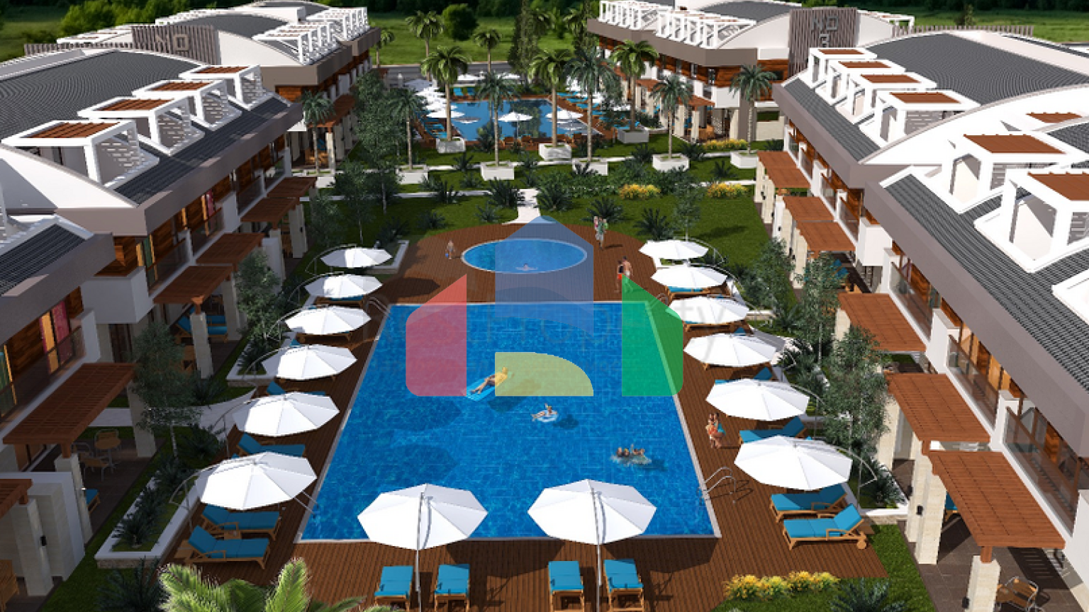 Элитный проект в Ларе Анталья в 400 м от песчаных пляжей