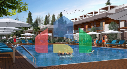 Элитный проект в Ларе Анталья в 400 м от песчаных пляжей