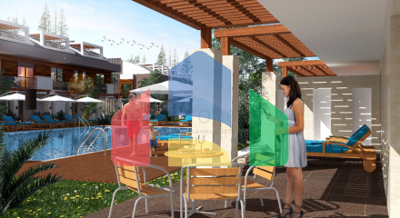 Элитный проект в Ларе Анталья в 400 м от песчаных пляжей