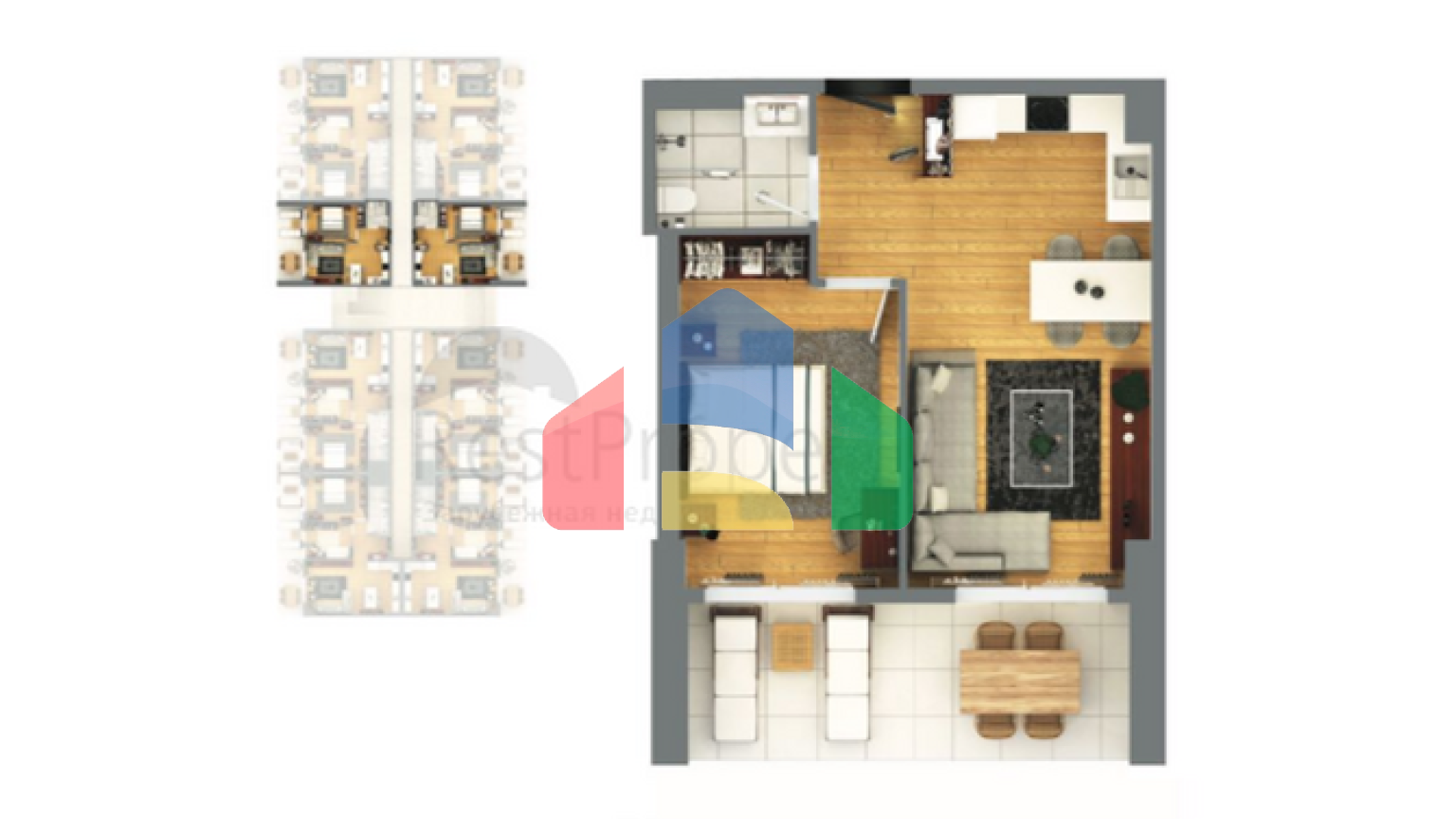 Элитный проект в Ларе Анталья в 400 м от песчаных пляжей