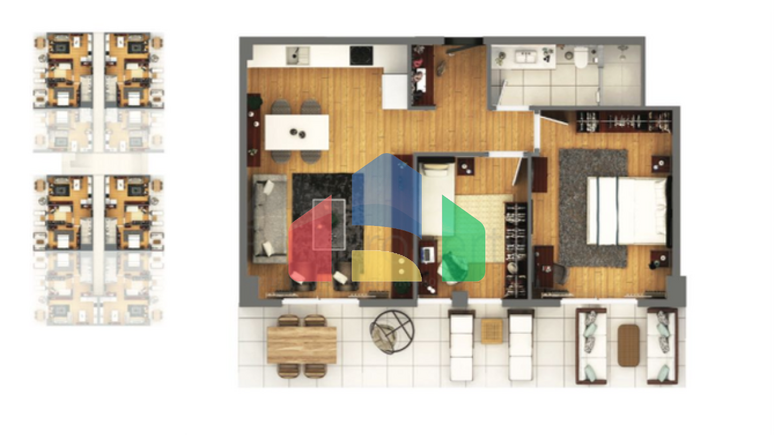 Элитный проект в Ларе Анталья в 400 м от песчаных пляжей