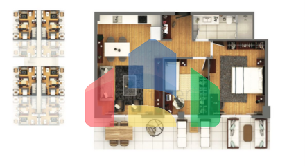 Элитный проект в Ларе Анталья в 400 м от песчаных пляжей