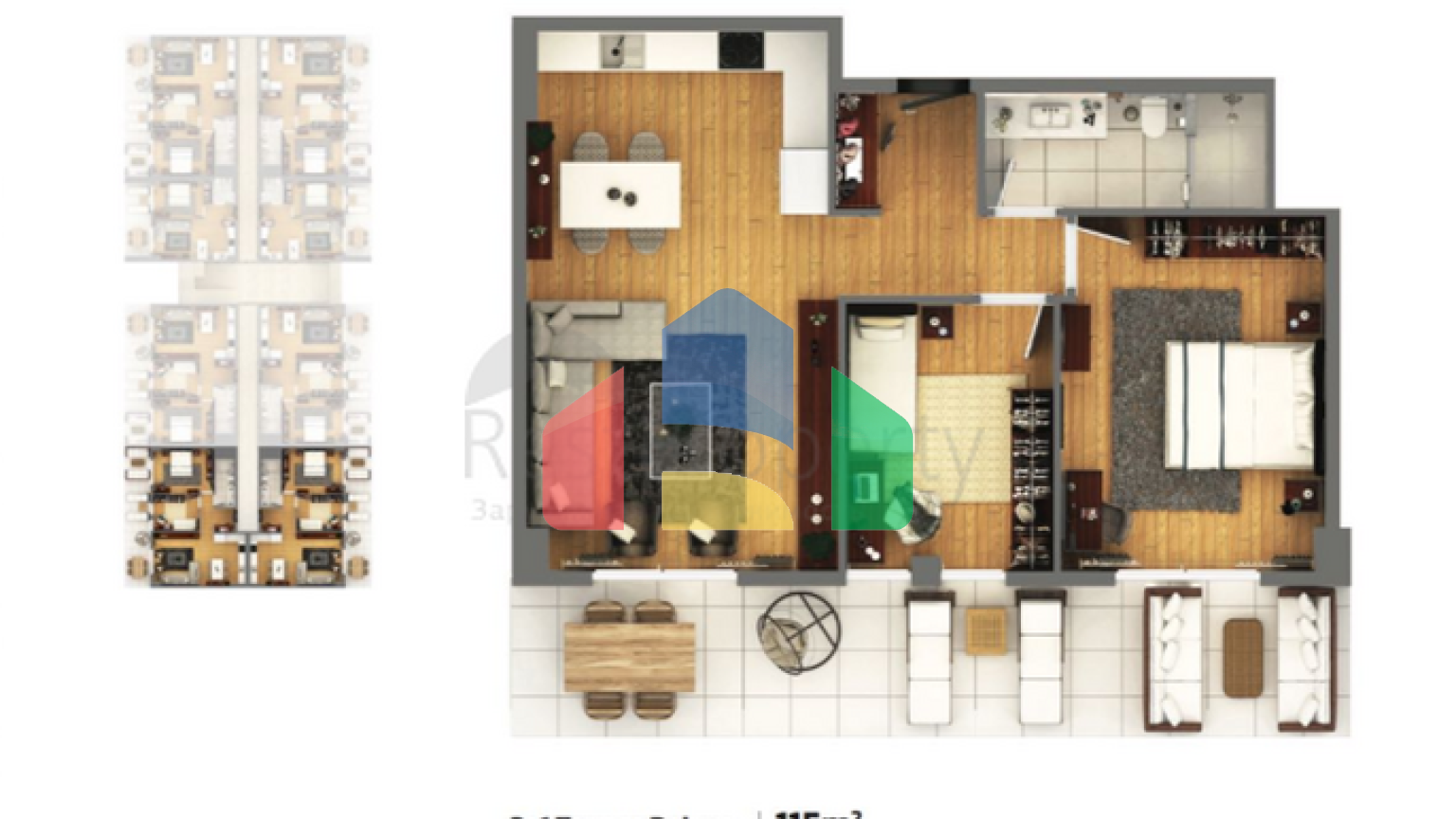 Элитный проект в Ларе Анталья в 400 м от песчаных пляжей