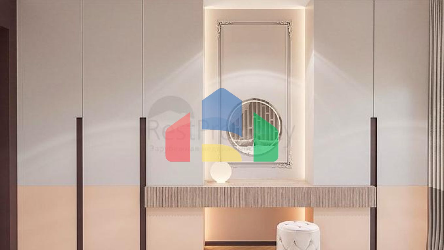 Вилла планировки 6+1 в микрорайоне Эрменек - Анталия