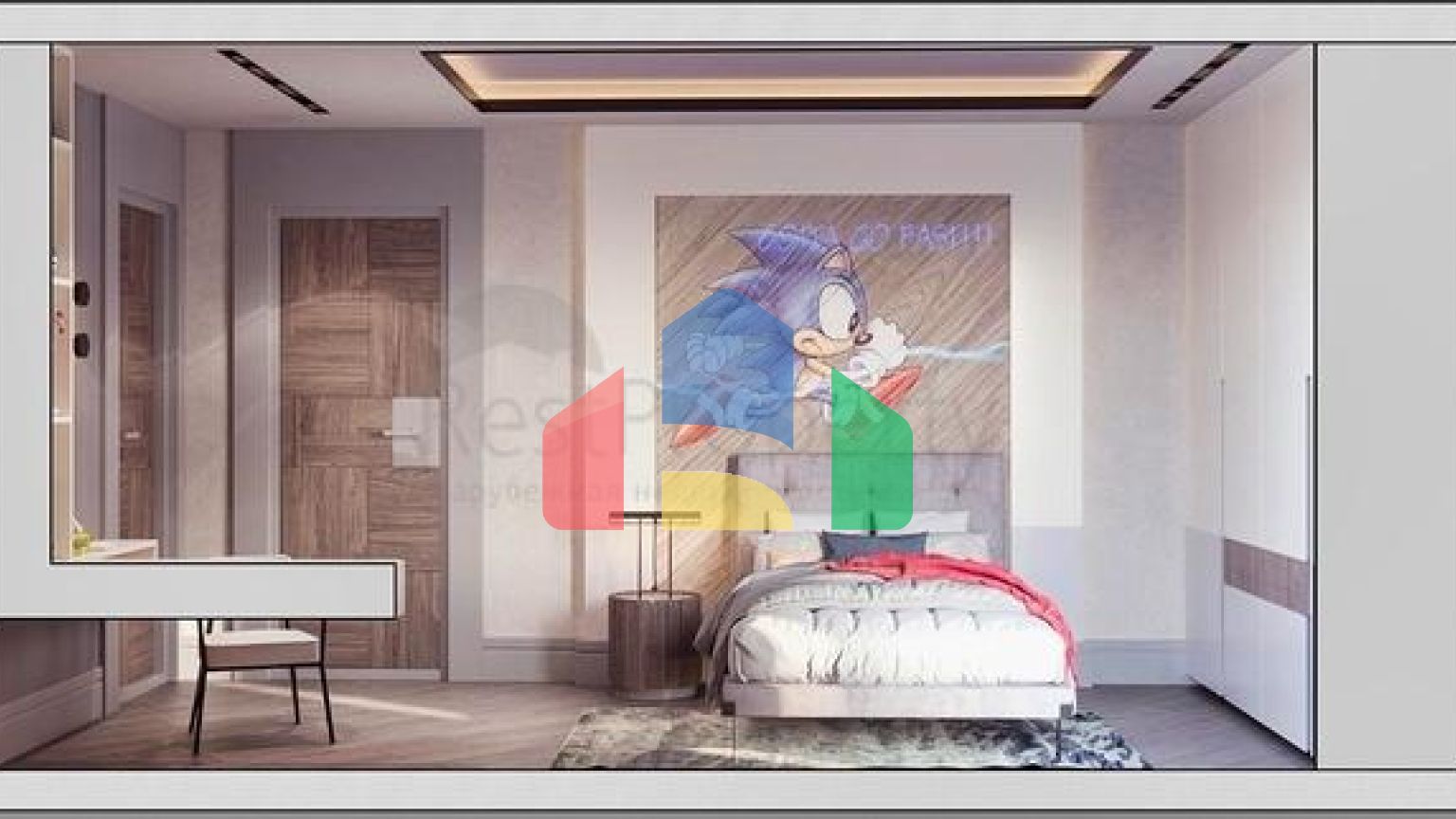 Вилла планировки 6+1 в микрорайоне Эрменек - Анталия