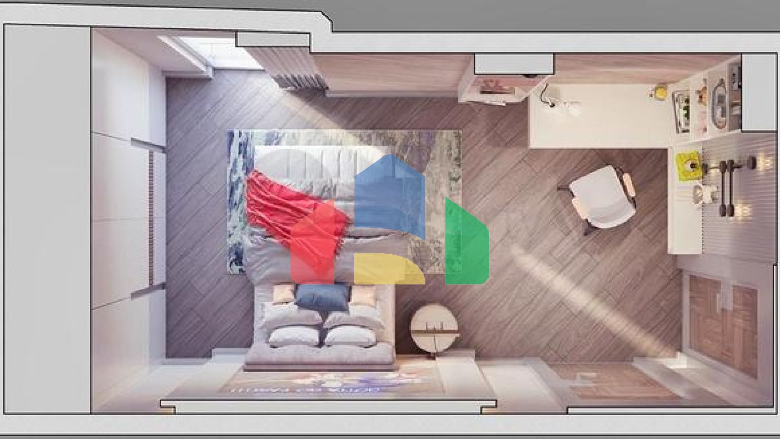 Вилла планировки 6+1 в микрорайоне Эрменек - Анталия