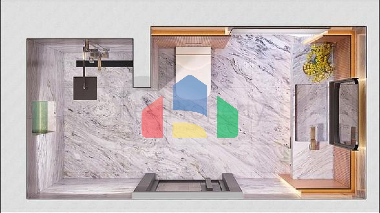 Вилла планировки 6+1 в микрорайоне Эрменек - Анталия