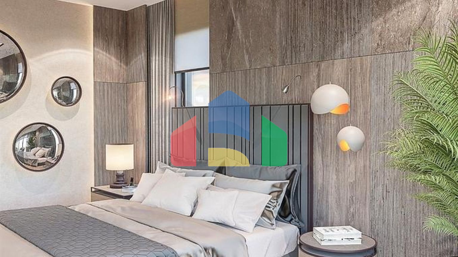 Вилла планировки 6+1 в микрорайоне Эрменек - Анталия