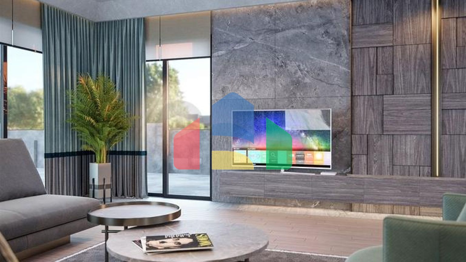 Вилла планировки 6+1 в микрорайоне Эрменек - Анталия