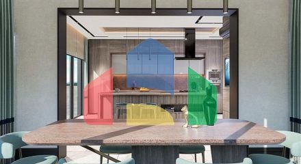 Вилла планировки 6+1 в микрорайоне Эрменек - Анталия