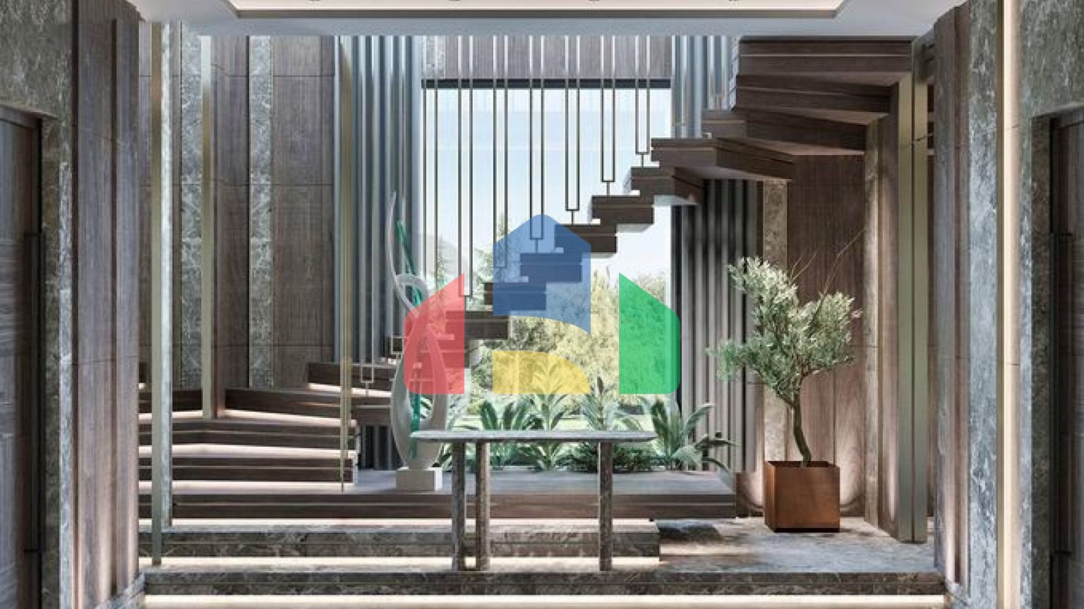 Вилла планировки 6+1 в микрорайоне Эрменек - Анталия