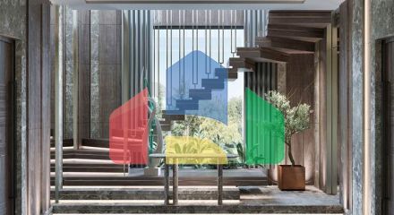 Вилла планировки 6+1 в микрорайоне Эрменек - Анталия