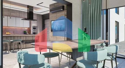 Вилла планировки 6+1 в микрорайоне Эрменек - Анталия