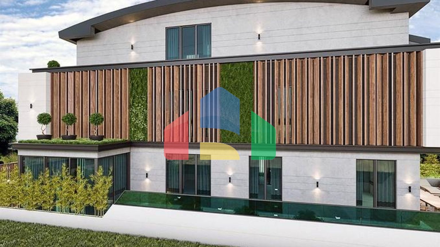 Вилла планировки 6+1 в микрорайоне Эрменек - Анталия