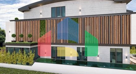 Вилла планировки 6+1 в микрорайоне Эрменек - Анталия