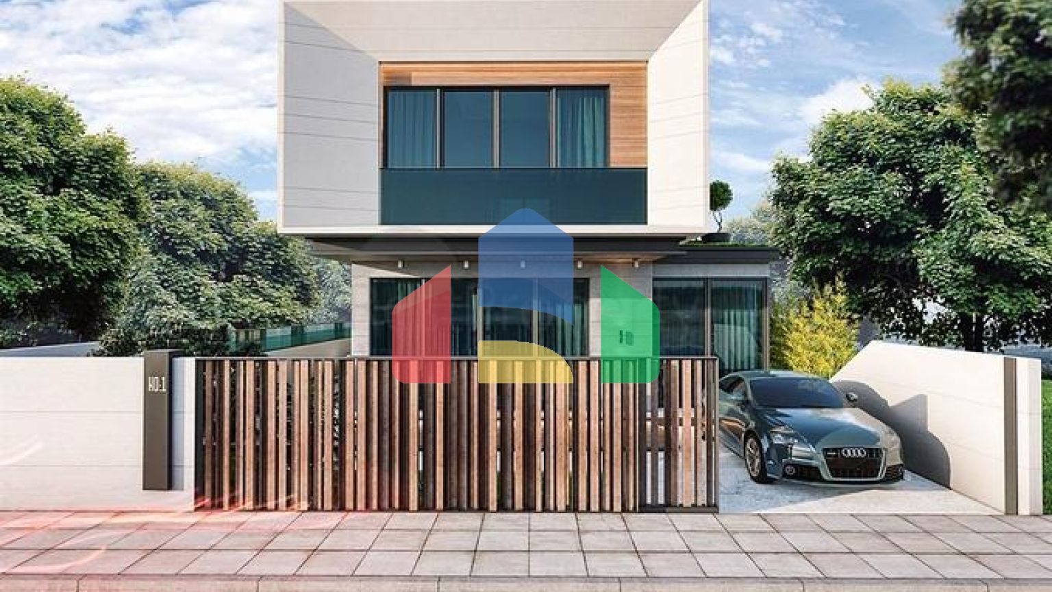 Вилла планировки 6+1 в микрорайоне Эрменек - Анталия