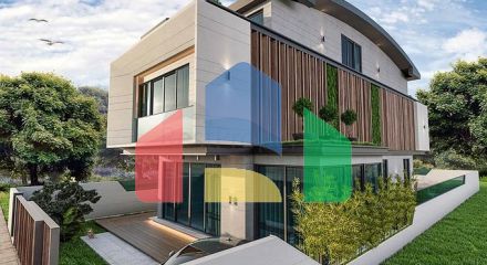 Вилла планировки 6+1 в микрорайоне Эрменек - Анталия