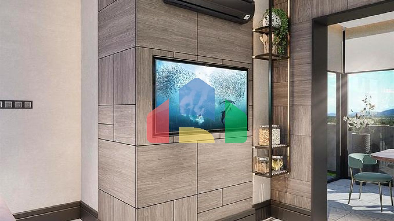 Вилла планировки 6+1 в микрорайоне Эрменек - Анталия