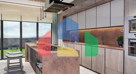 Вилла планировки 6+1 в микрорайоне Эрменек - Анталия