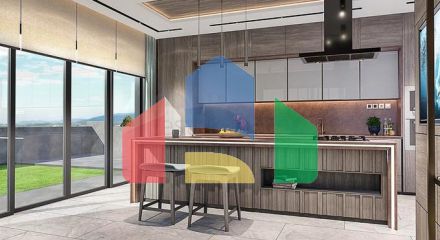 Вилла планировки 6+1 в микрорайоне Эрменек - Анталия