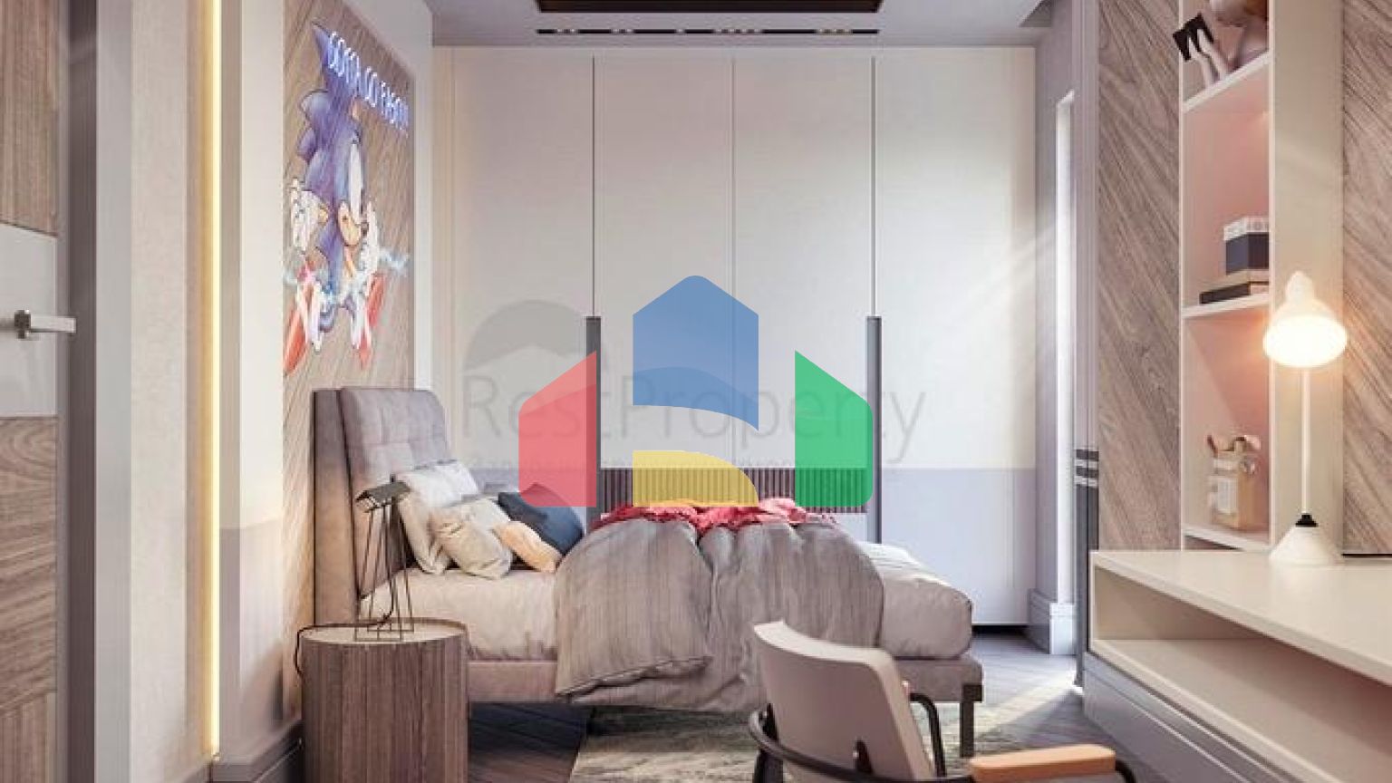 Вилла планировки 6+1 в микрорайоне Эрменек - Анталия