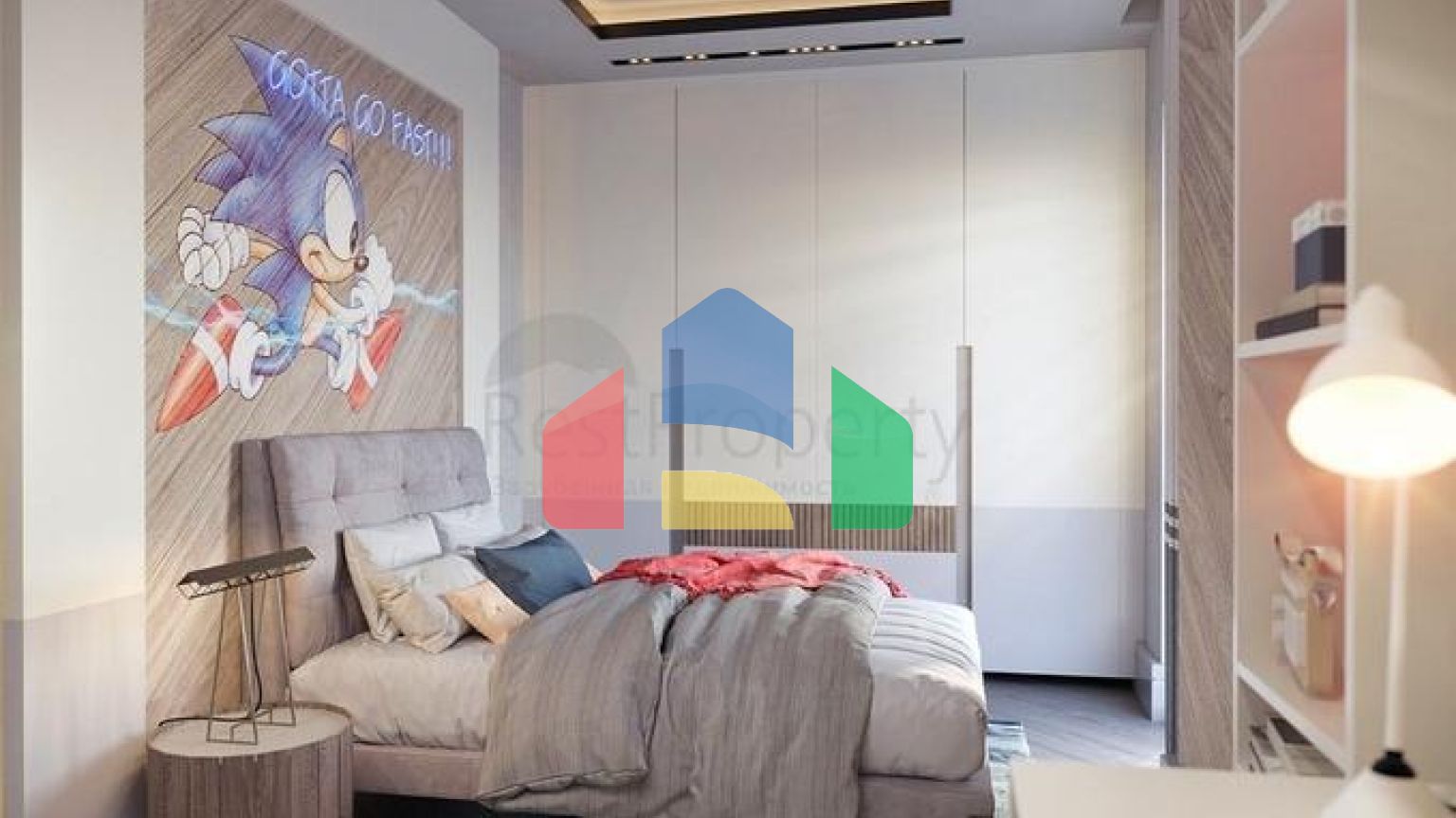 Вилла планировки 6+1 в микрорайоне Эрменек - Анталия