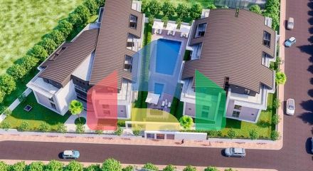 Квартири планування 1 + 1, 2+1 і 3+1 в мікрорайоні Ерменек - Анталія