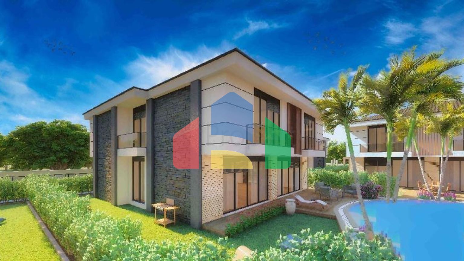 Виллы в комплексе планировки 5+1 в районе Лара - Анталия