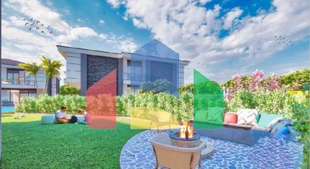 Виллы в комплексе планировки 5+1 в районе Лара - Анталия