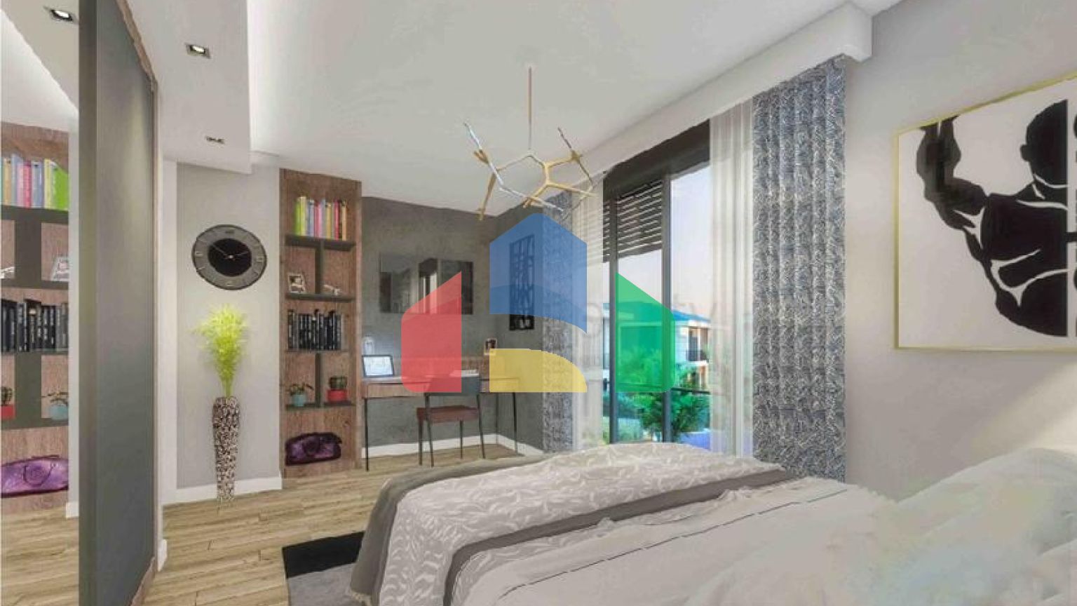 Виллы в комплексе планировки 5+1 в районе Лара - Анталия