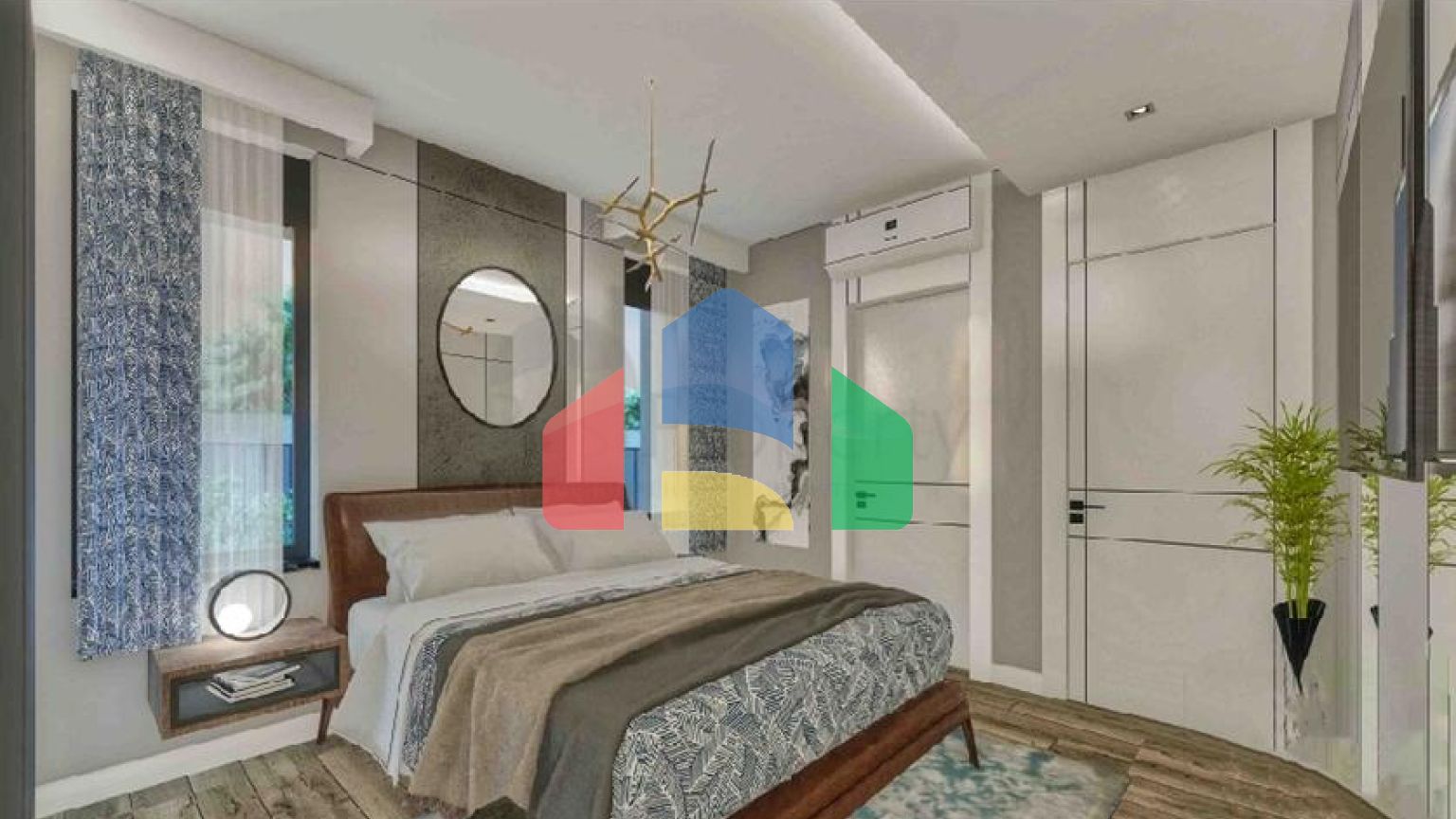 Виллы в комплексе планировки 5+1 в районе Лара - Анталия