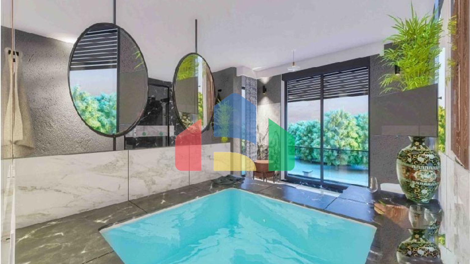 Виллы в комплексе планировки 5+1 в районе Лара - Анталия