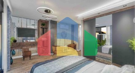 Виллы в комплексе планировки 5+1 в районе Лара - Анталия